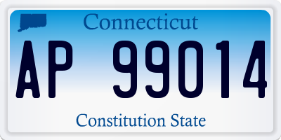 CT license plate AP99014