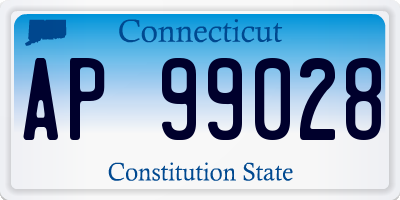 CT license plate AP99028