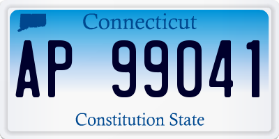 CT license plate AP99041