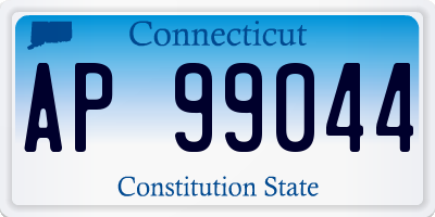 CT license plate AP99044