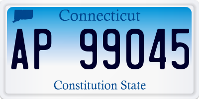 CT license plate AP99045