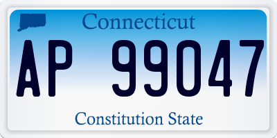 CT license plate AP99047