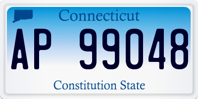 CT license plate AP99048