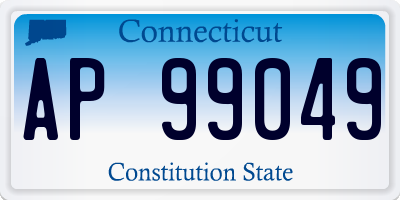 CT license plate AP99049