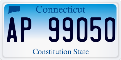 CT license plate AP99050