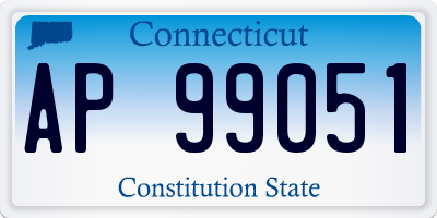 CT license plate AP99051