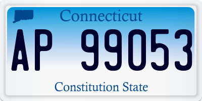 CT license plate AP99053