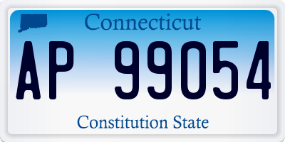 CT license plate AP99054