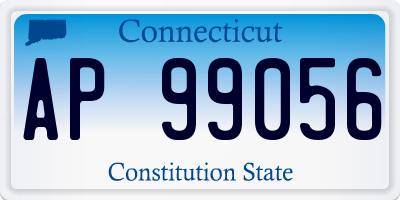 CT license plate AP99056