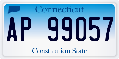 CT license plate AP99057