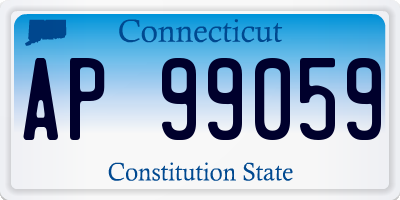 CT license plate AP99059