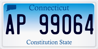 CT license plate AP99064