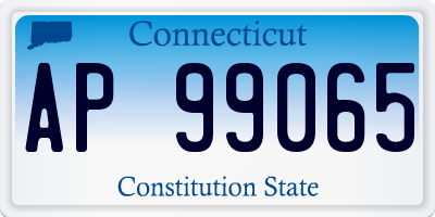 CT license plate AP99065