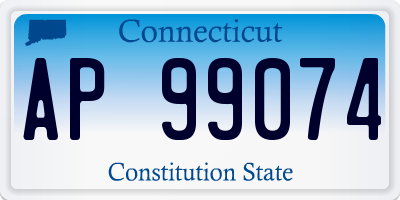 CT license plate AP99074