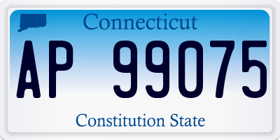 CT license plate AP99075