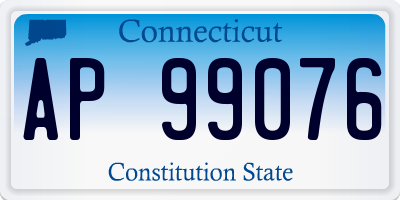 CT license plate AP99076