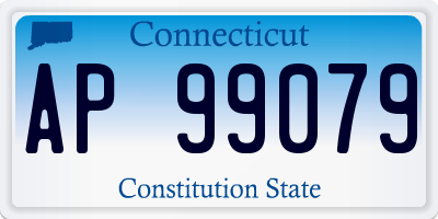 CT license plate AP99079