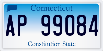 CT license plate AP99084