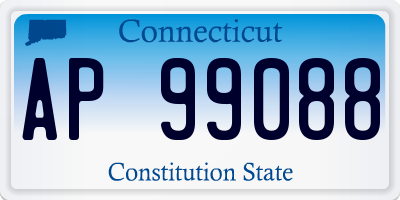 CT license plate AP99088