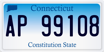 CT license plate AP99108