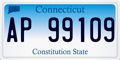 CT license plate AP99109