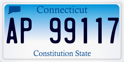 CT license plate AP99117