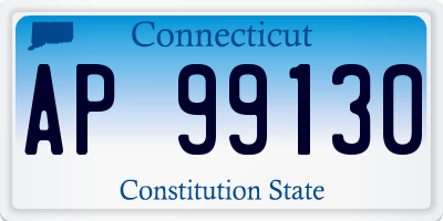 CT license plate AP99130