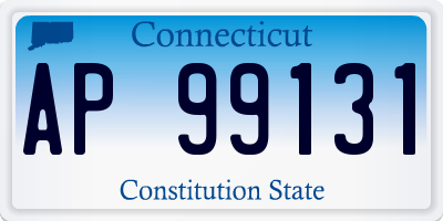 CT license plate AP99131