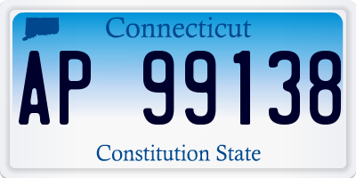 CT license plate AP99138