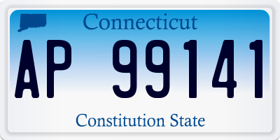 CT license plate AP99141