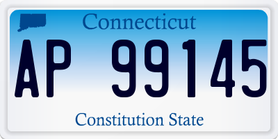 CT license plate AP99145