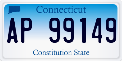 CT license plate AP99149