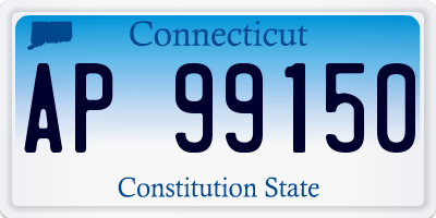 CT license plate AP99150