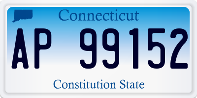 CT license plate AP99152