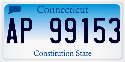 CT license plate AP99153