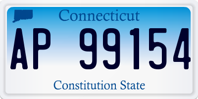 CT license plate AP99154