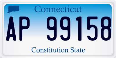 CT license plate AP99158