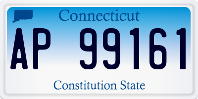 CT license plate AP99161