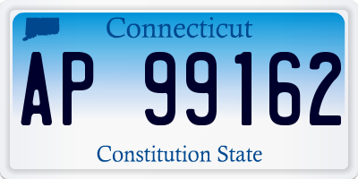 CT license plate AP99162