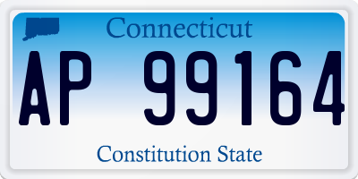 CT license plate AP99164