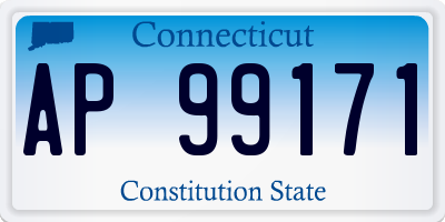 CT license plate AP99171