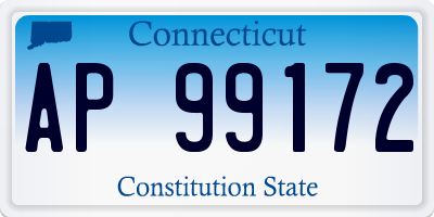 CT license plate AP99172