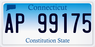 CT license plate AP99175