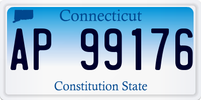 CT license plate AP99176