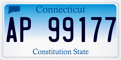 CT license plate AP99177