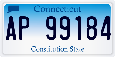 CT license plate AP99184