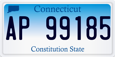 CT license plate AP99185