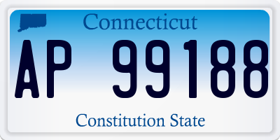 CT license plate AP99188