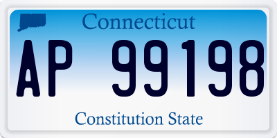 CT license plate AP99198