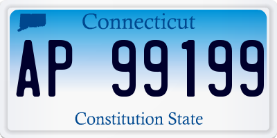 CT license plate AP99199